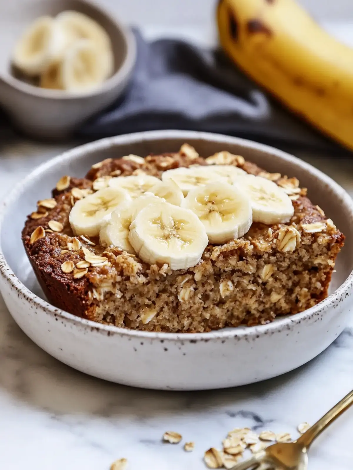 Banana Bread Baked Oatmeal