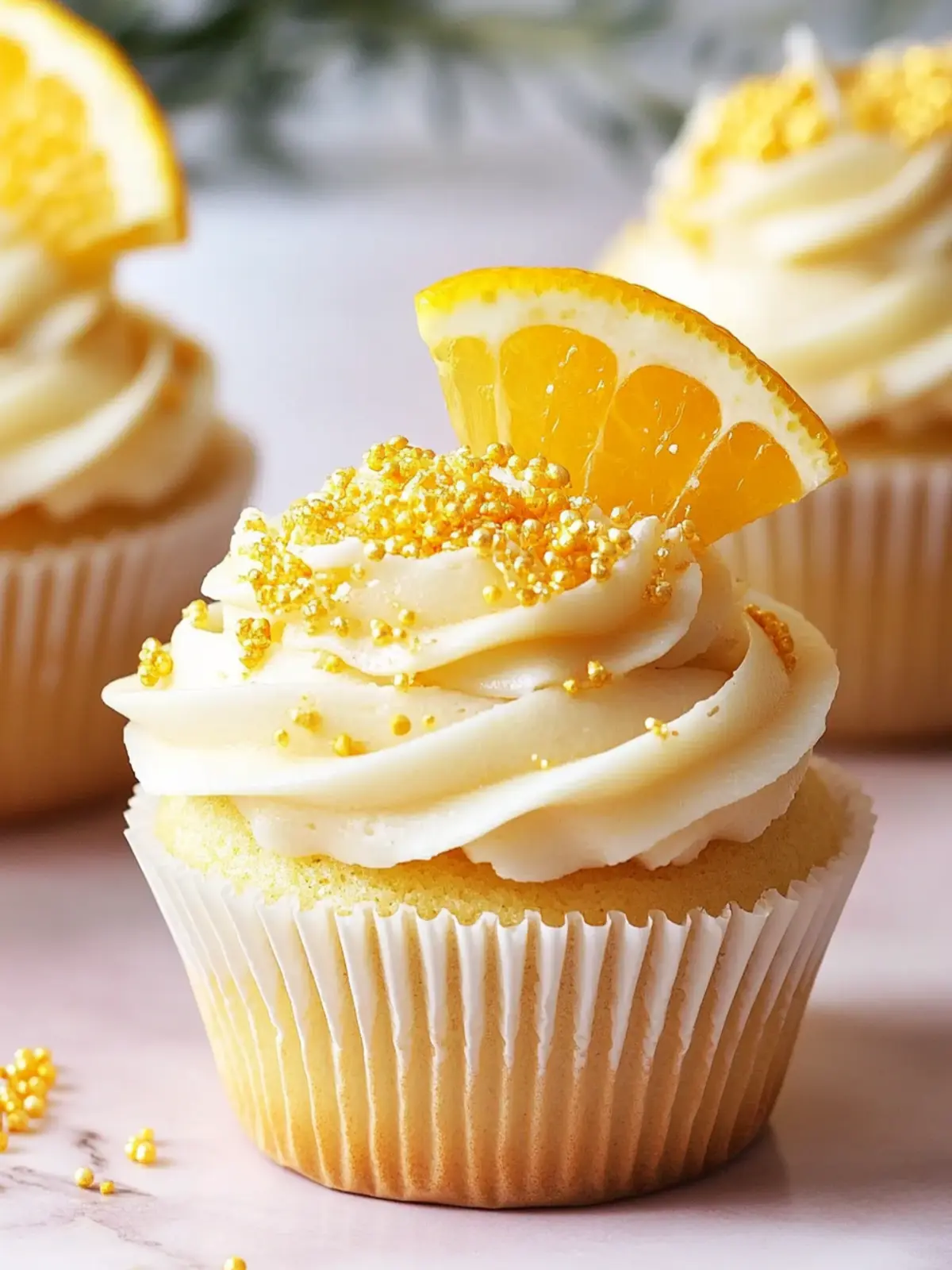 Mimosa Cupcakes