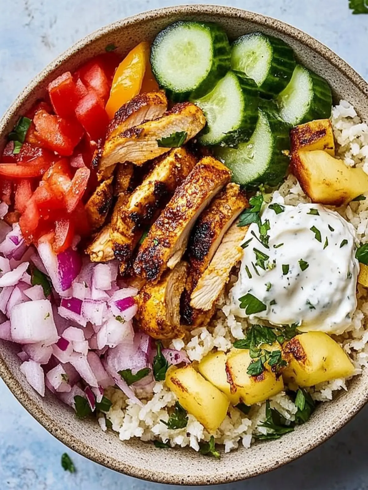 Chicken Shawarma Bowls