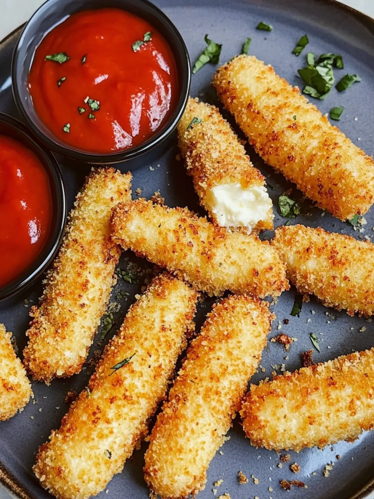 Air Fryer Mozzarella Sticks
