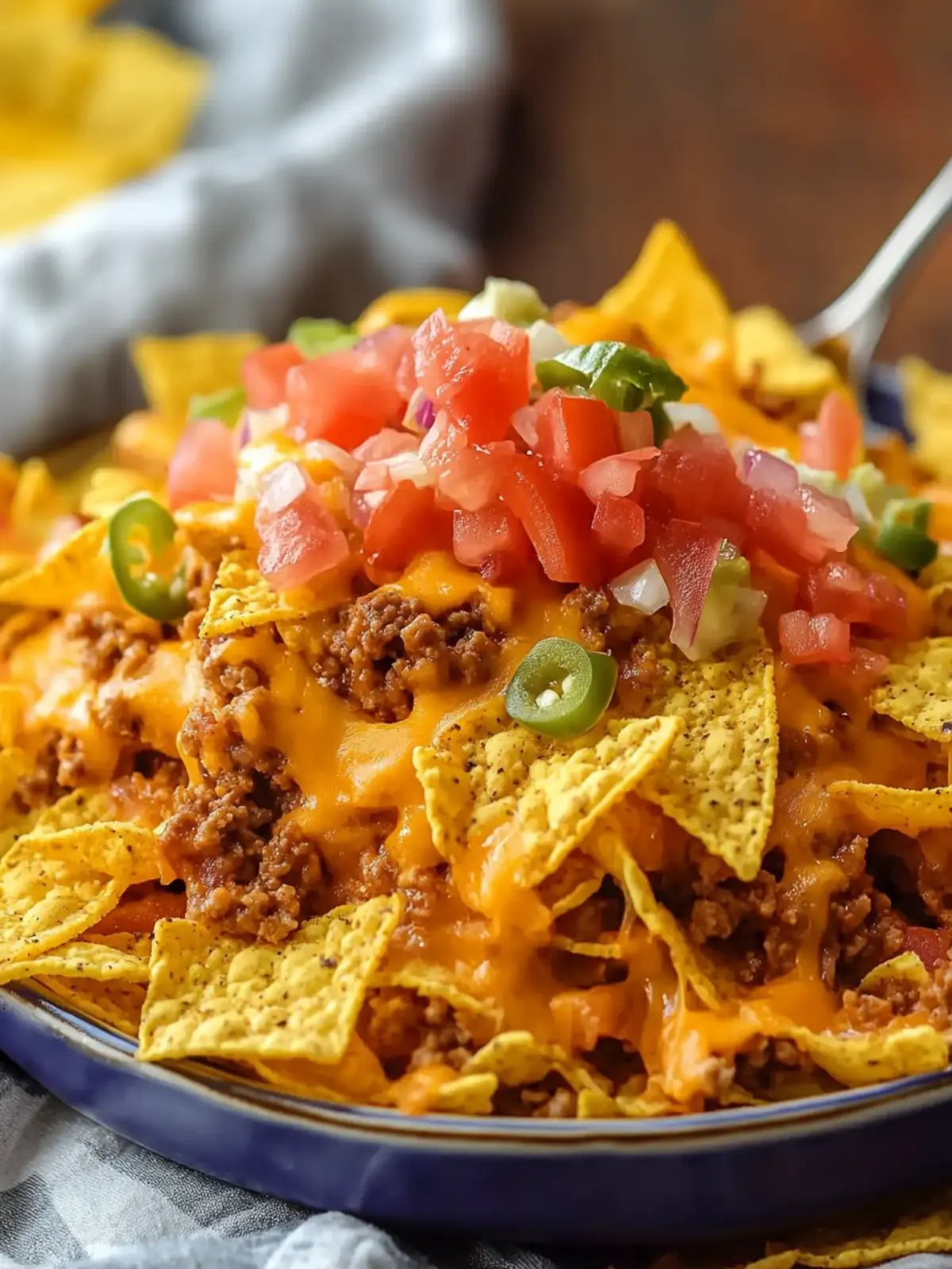 Doritos Taco Casserole with Ground Beef