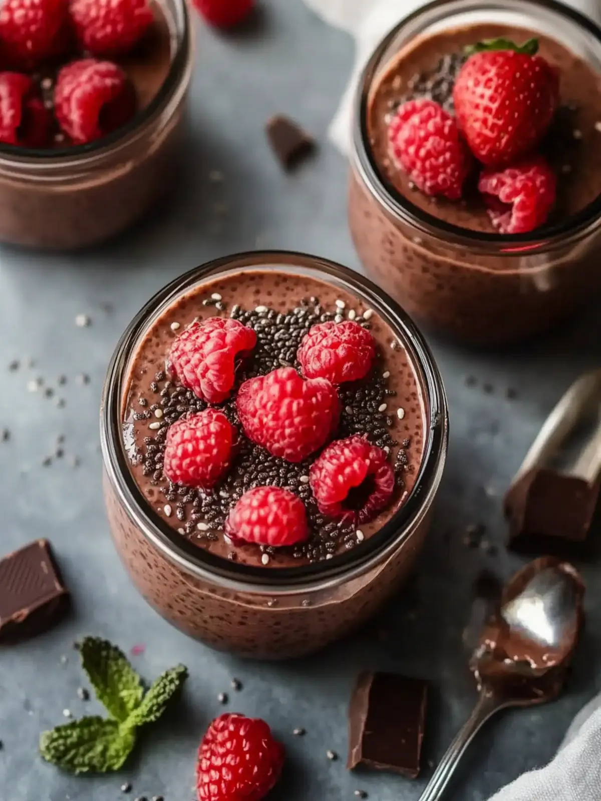 Sweet Chocolate Chia Seed Pudding