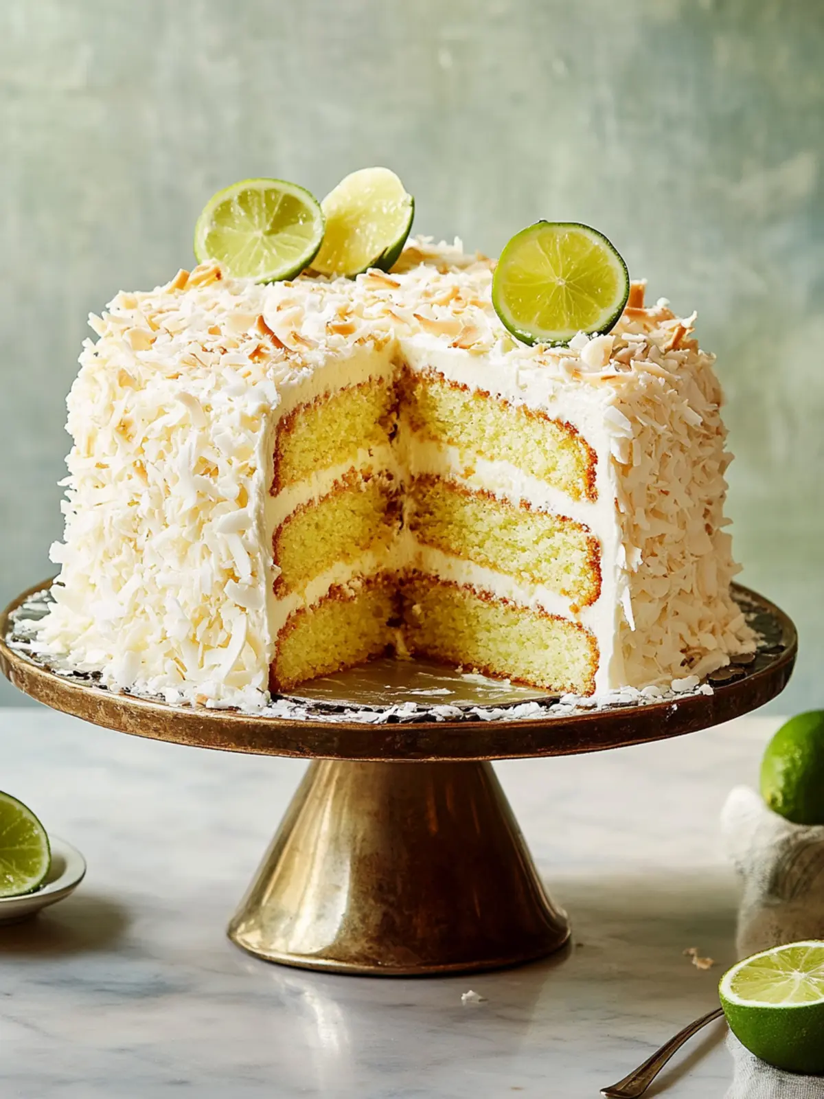 Coconut-Lime Layer Cake