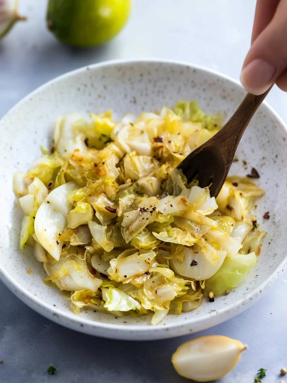 Garlic Sauteed Cabbage