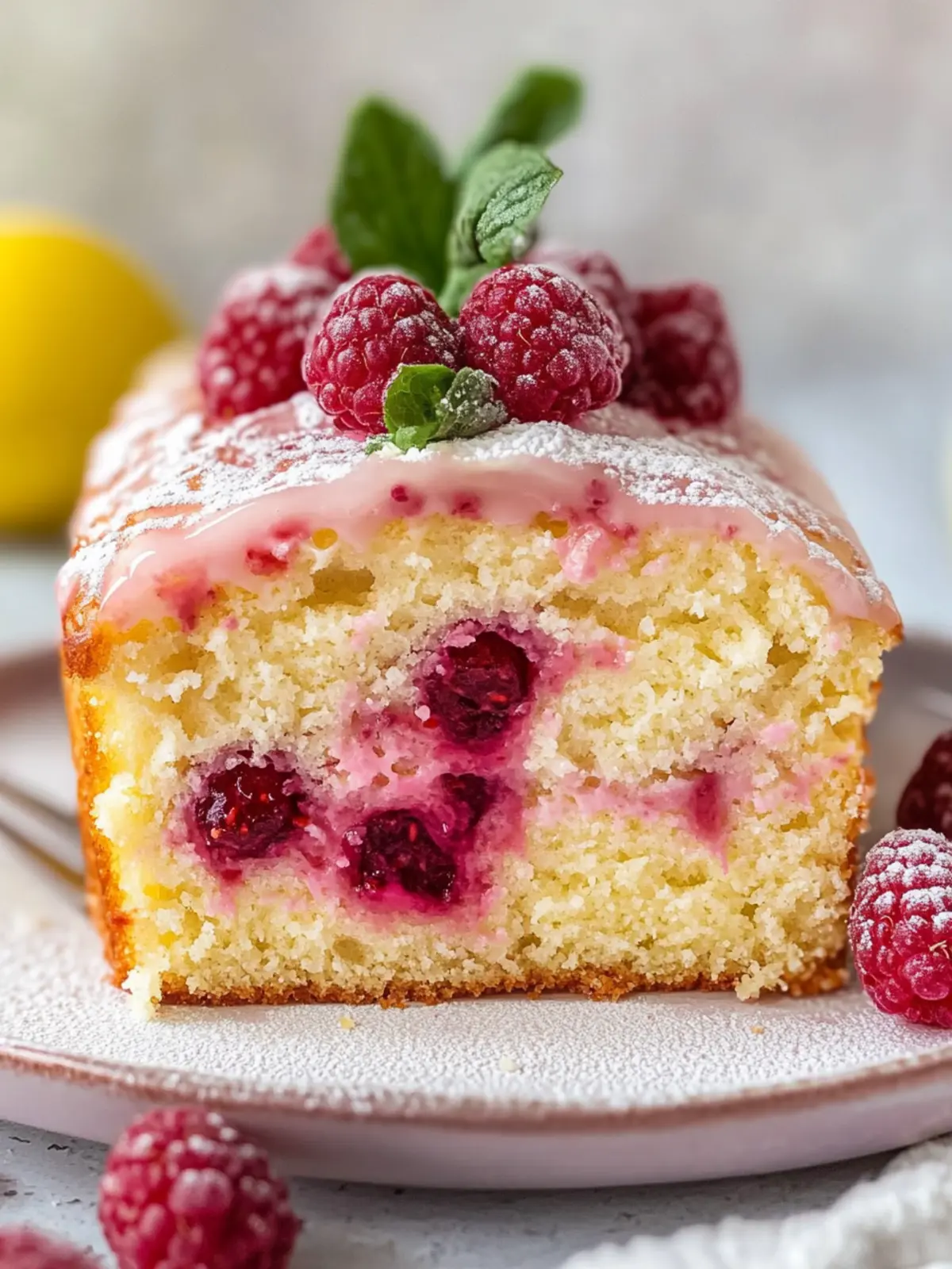 Delicious Lemon Raspberry Yogurt Cake for Easy Summer Baking | Delicio ...