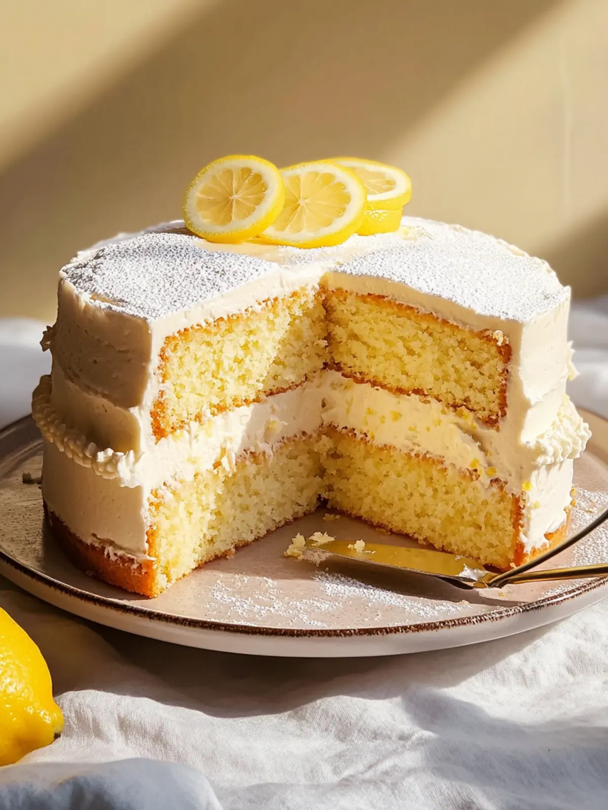 Lemon Cream Cake