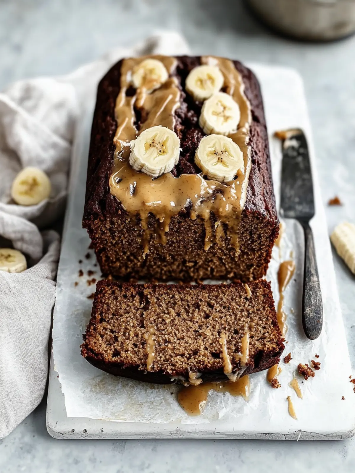 Peanut Butter Banana Bread
