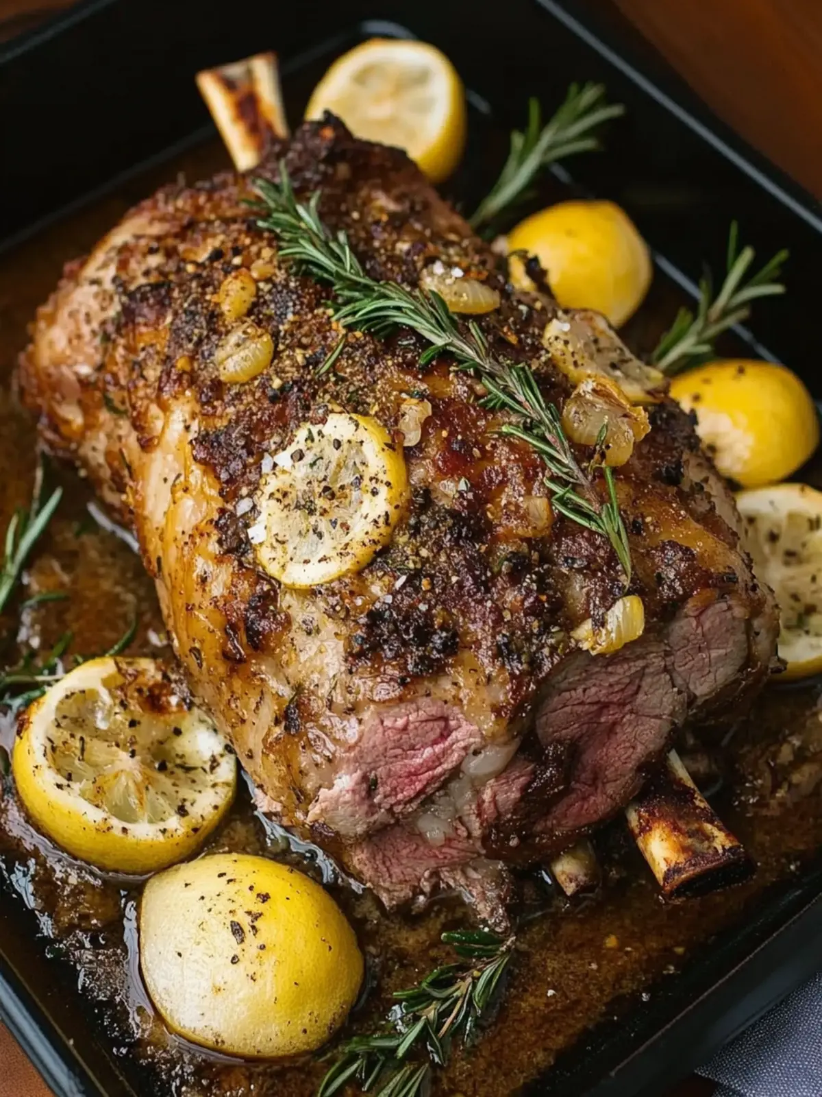 roasted leg of lamb recipe