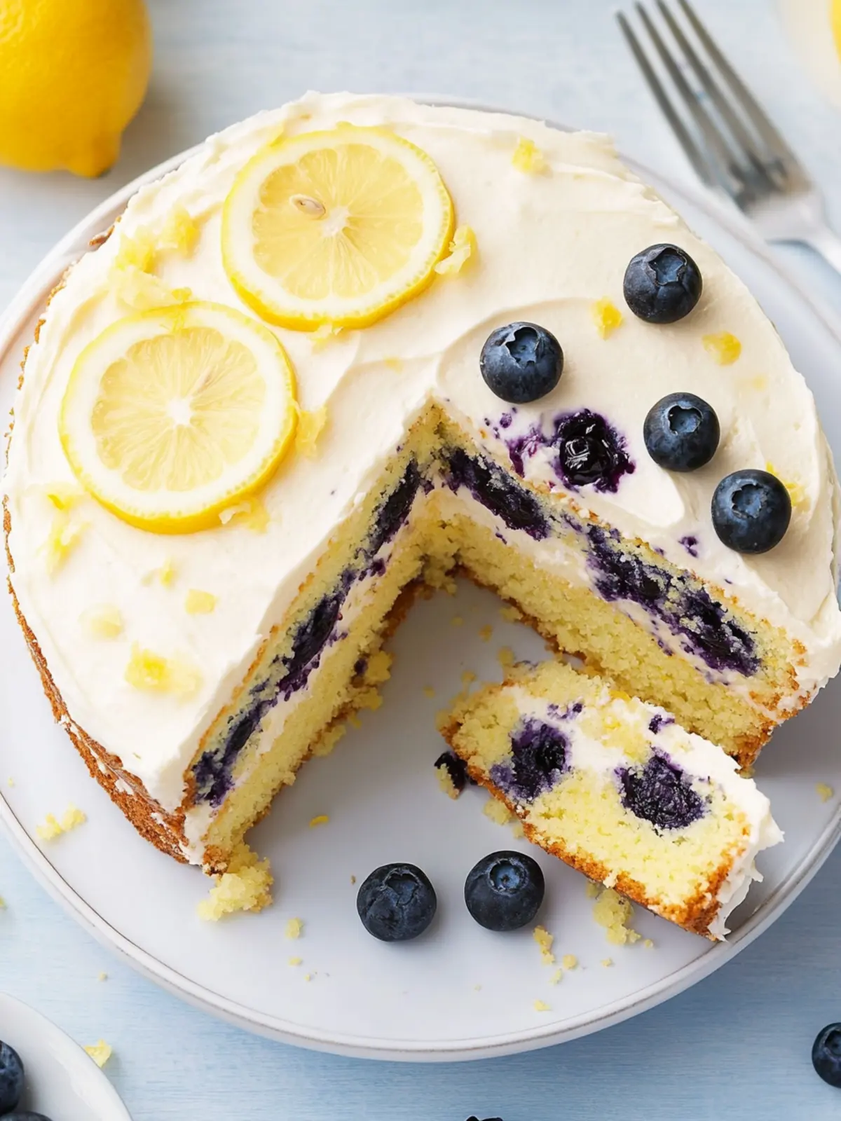 Lemon Blueberry Cake