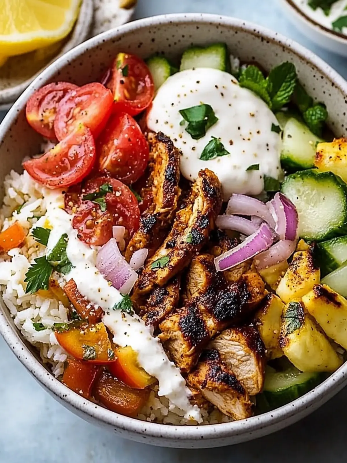 Chicken Shawarma Bowls