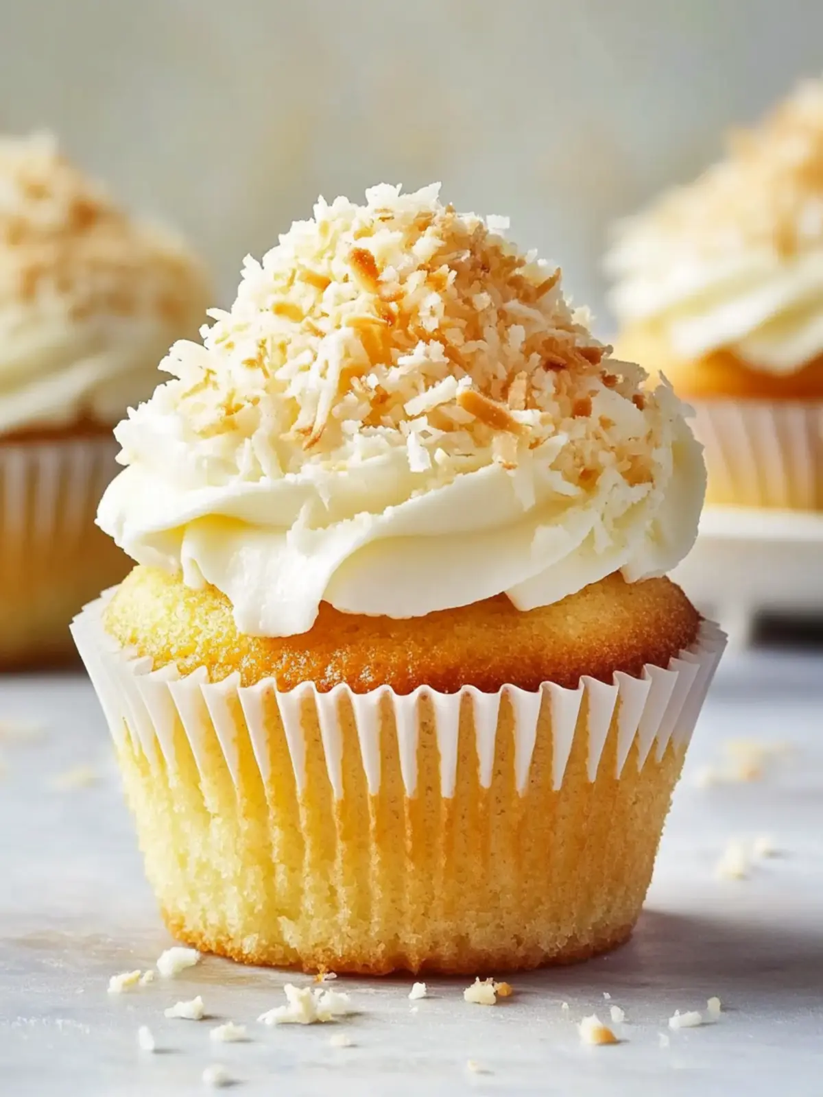 Coconut Cream Cupcakes