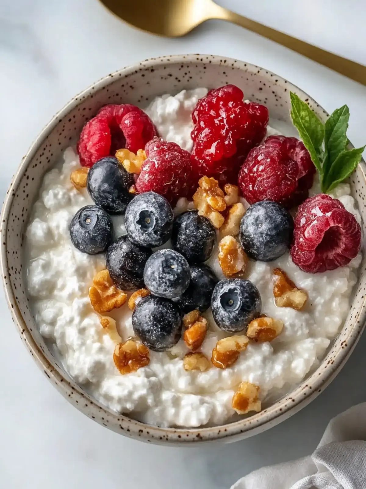 Simple Keto Cottage Cheese Bowl
