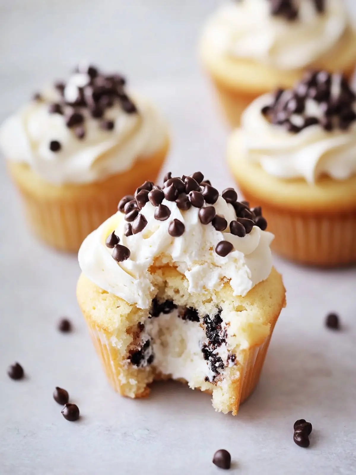 Cannoli Cupcakes