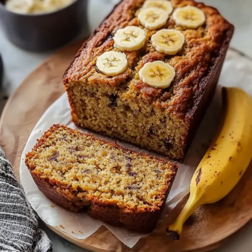 Golden Moist Banana Bread