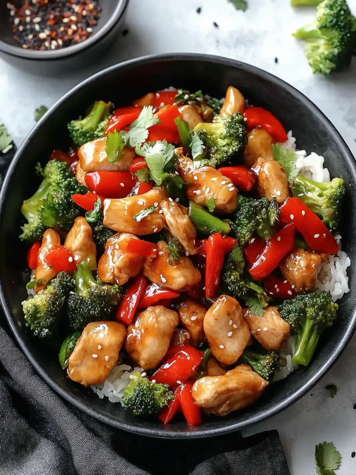 Sticky Teriyaki Chicken Stir-Fry