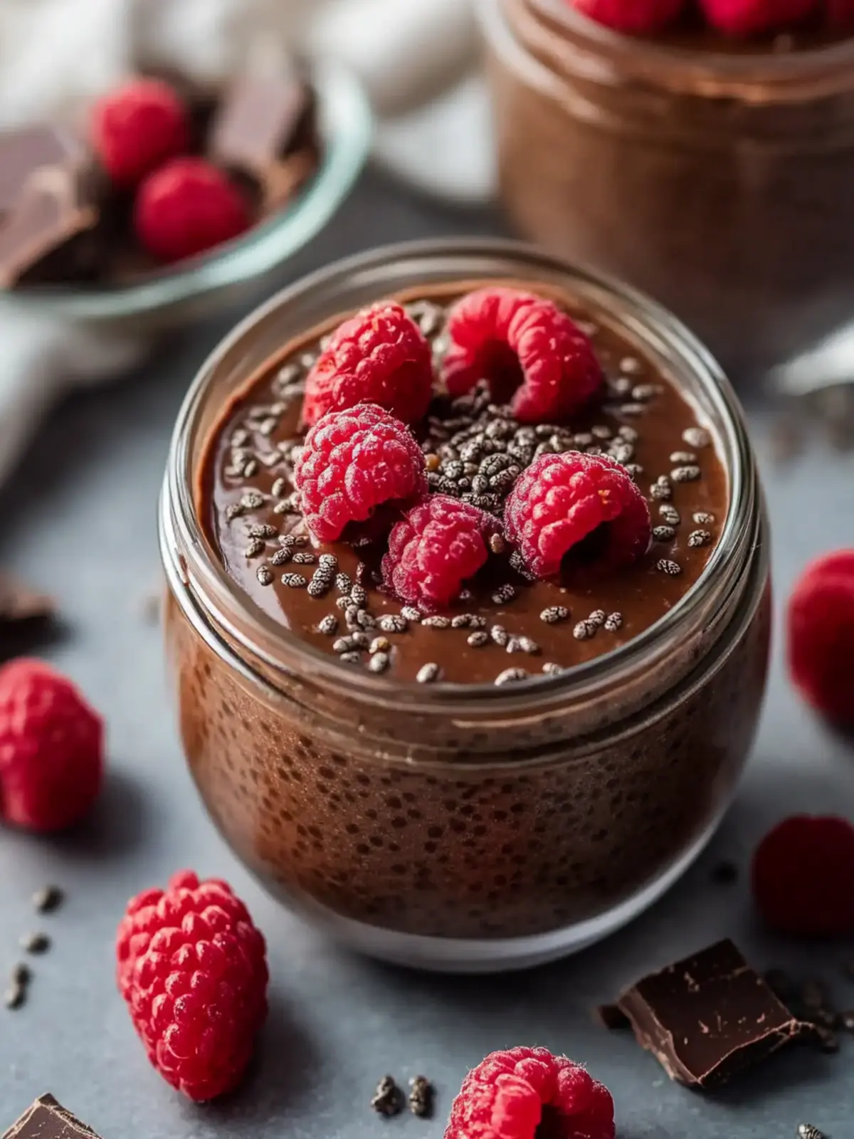 Sweet Chocolate Chia Seed Pudding