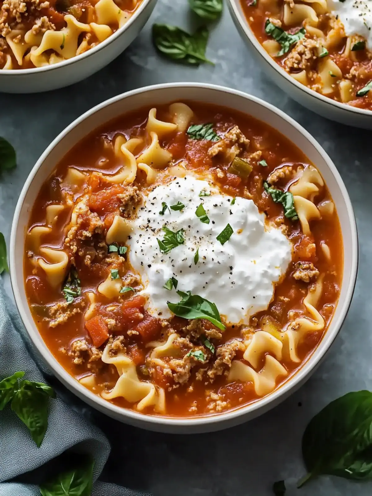 Cozy Instant Pot Lasagna Soup