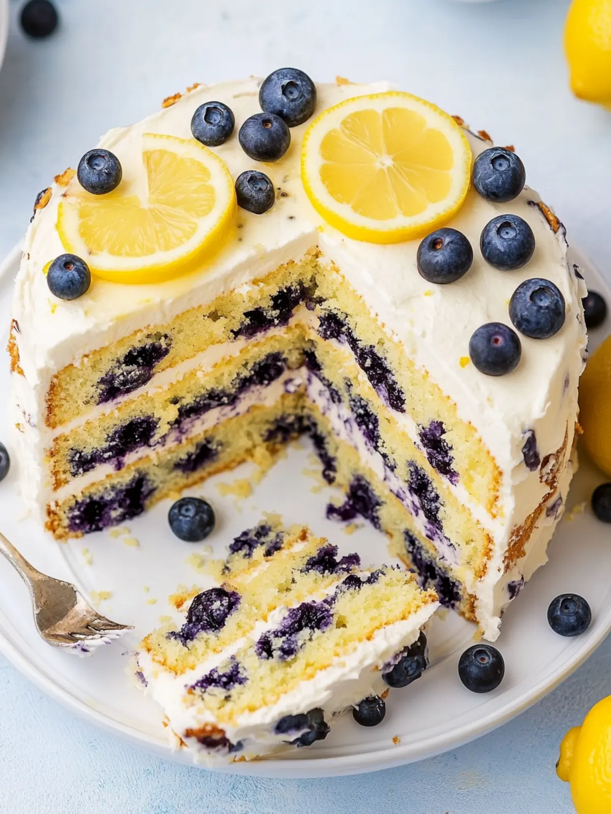 Lemon Blueberry Cake