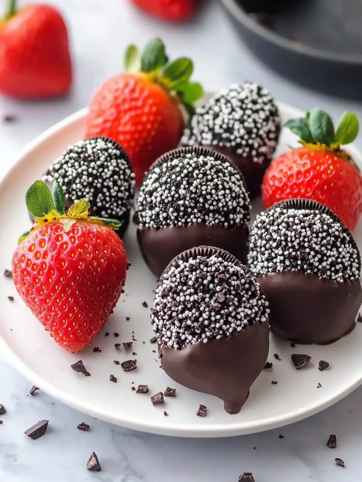 Indulgent Oreo Chocolate Covered Strawberries