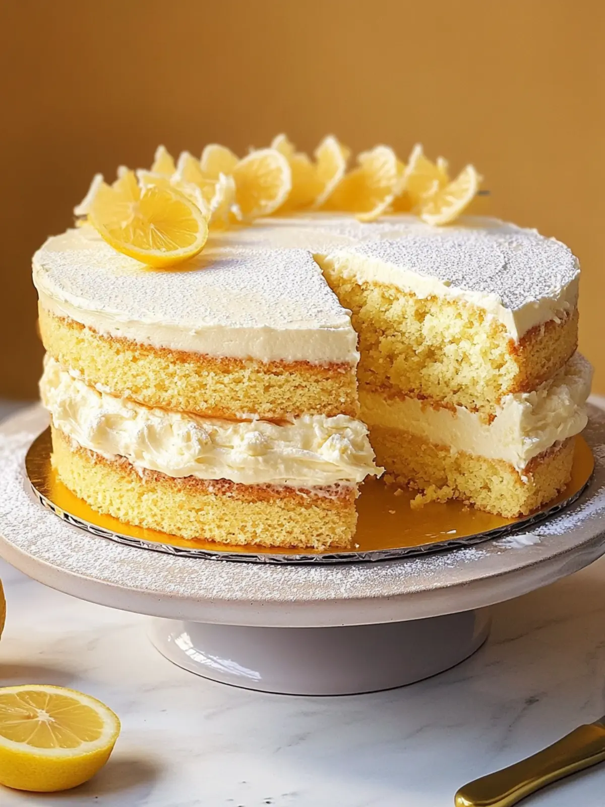 Lemon Cream Cake