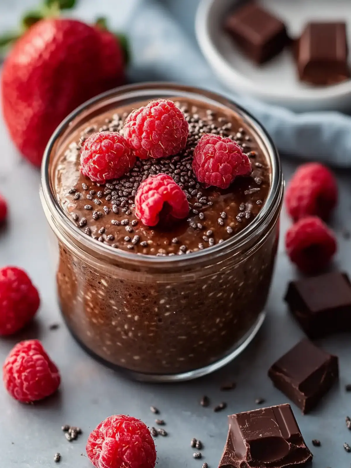 Sweet Chocolate Chia Seed Pudding