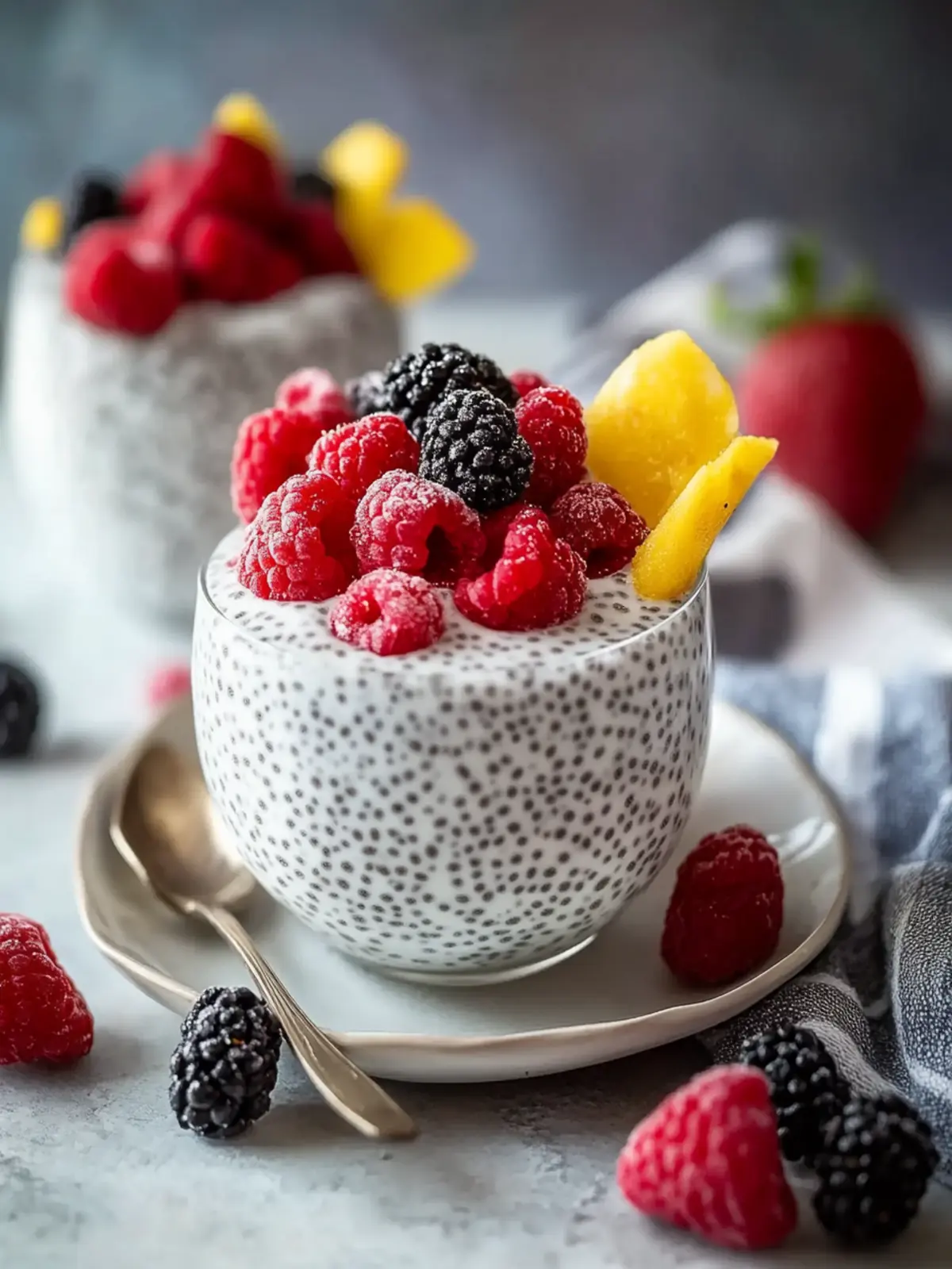 Simple Greek Yogurt Chia Seed Pudding