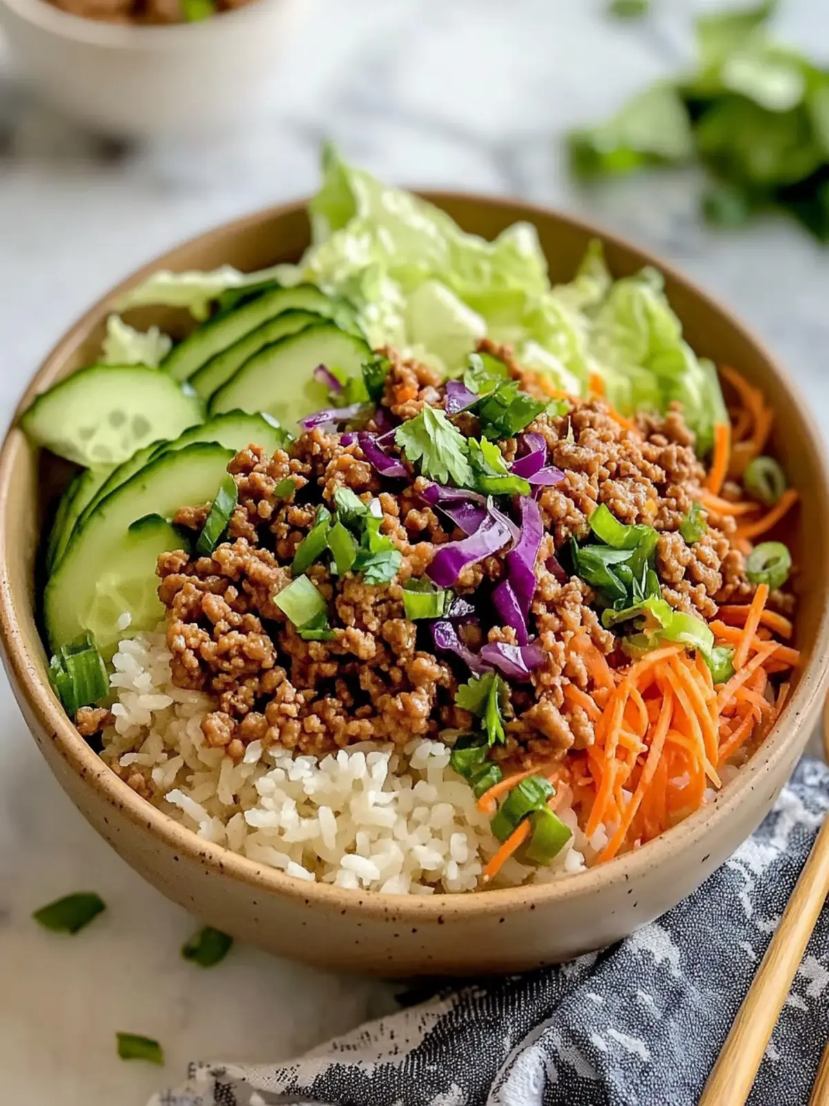 Dairy-Free Ground Turkey Egg Roll in a Bowl