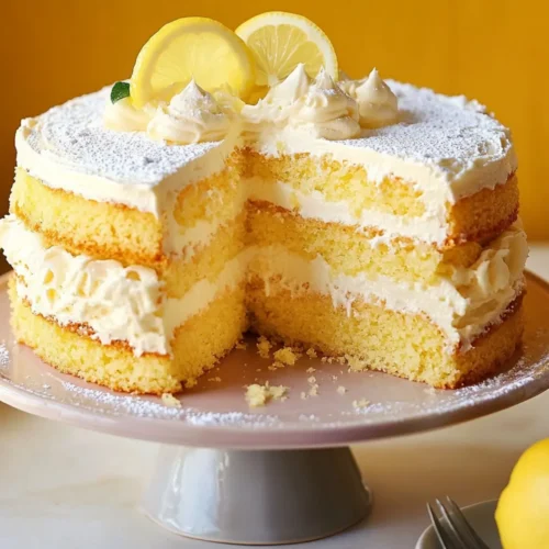 Lemon Cream Cake