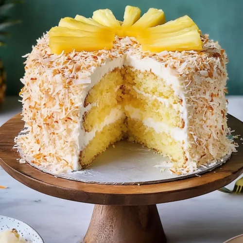 Pineapple Coconut Cake
