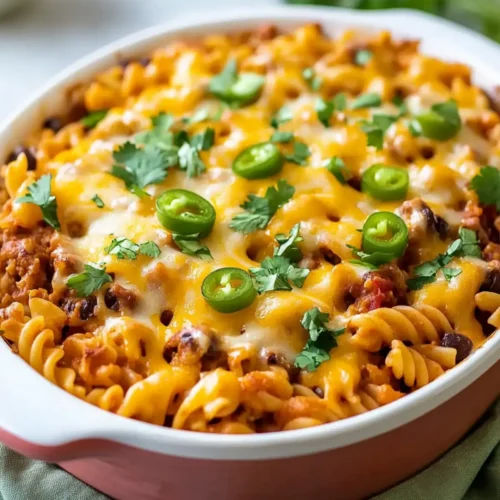 Loaded Taco Pasta Bake