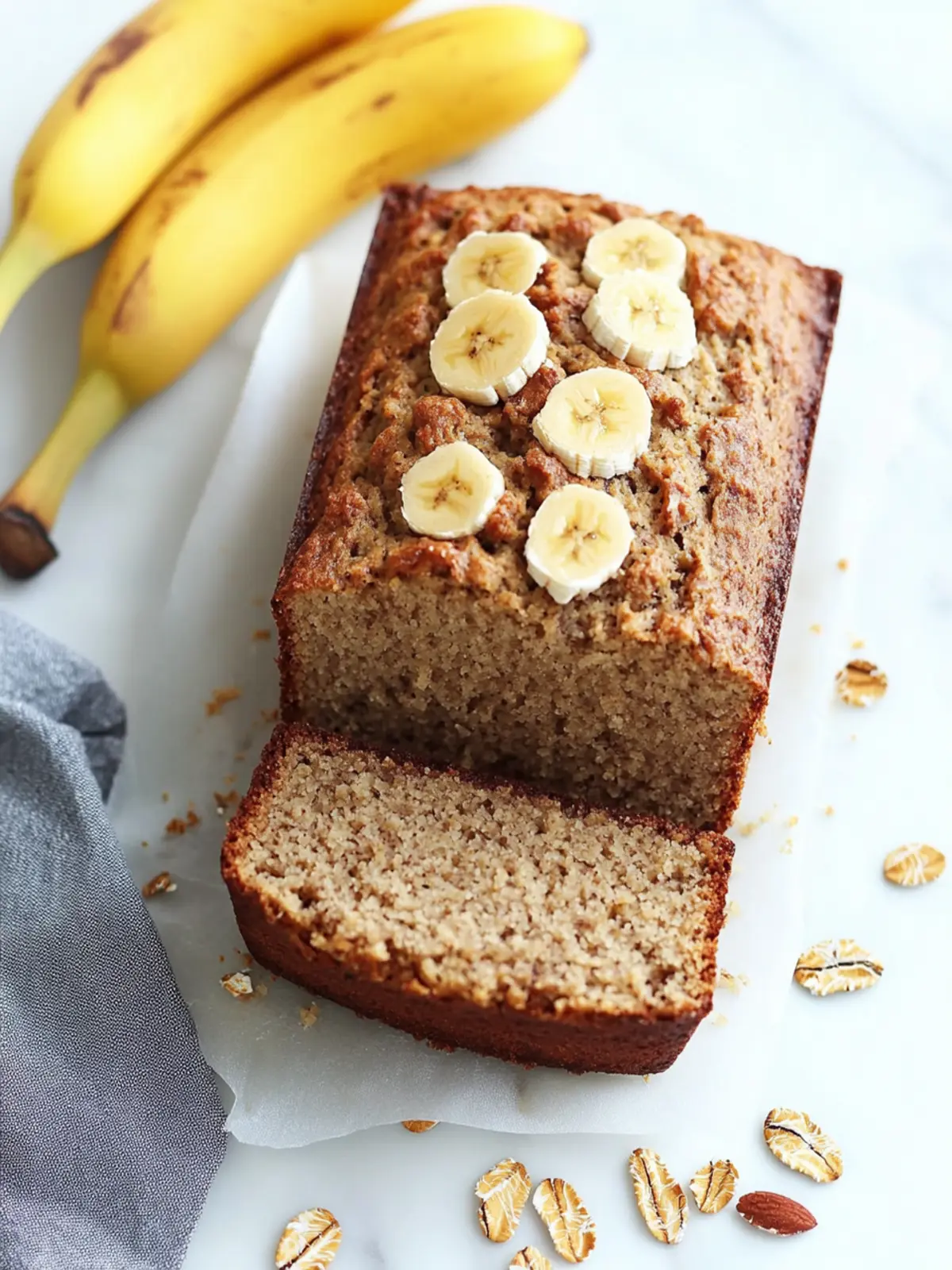 Gluten-Free Banana Bread (almond/oat flour)