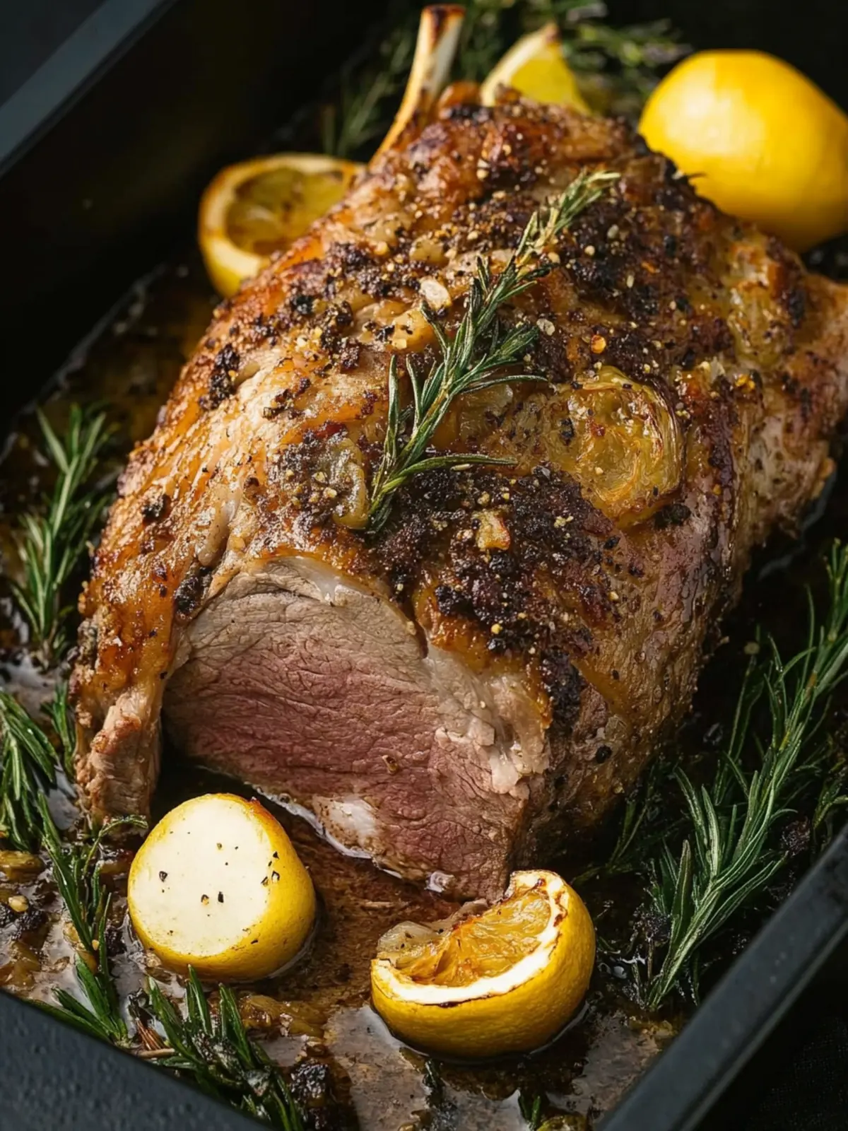 roasted leg of lamb recipe