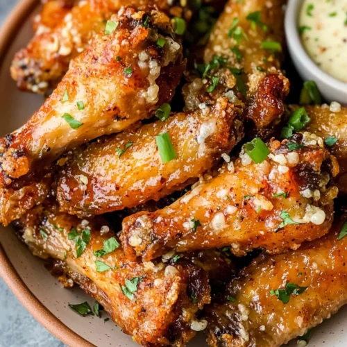Air Fryer Garlic Parmesan Wings