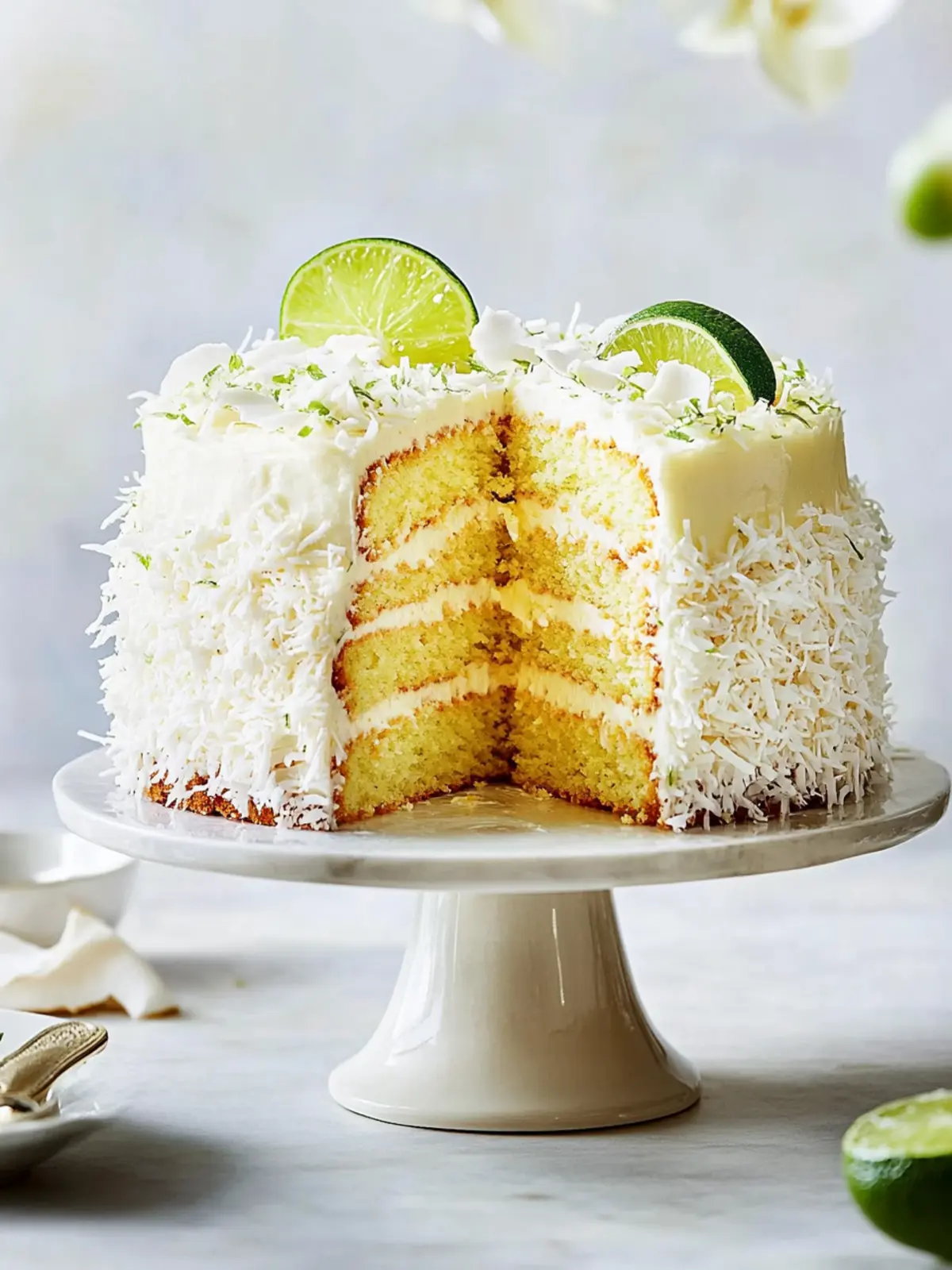 Coconut-Lime Layer Cake