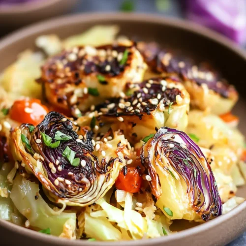 Roasted Cabbage Wedges