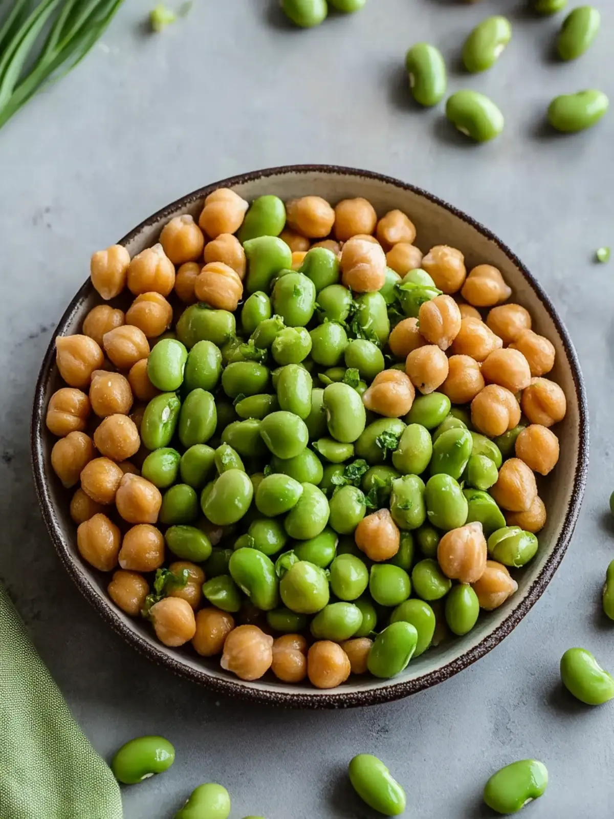 Tasty Roasted Chickpeas and Edamame
