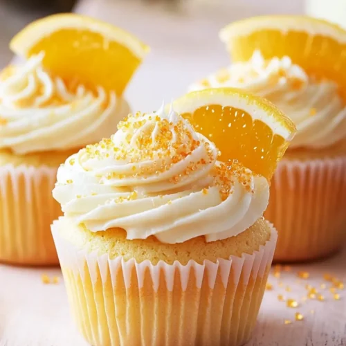 Mimosa Cupcakes