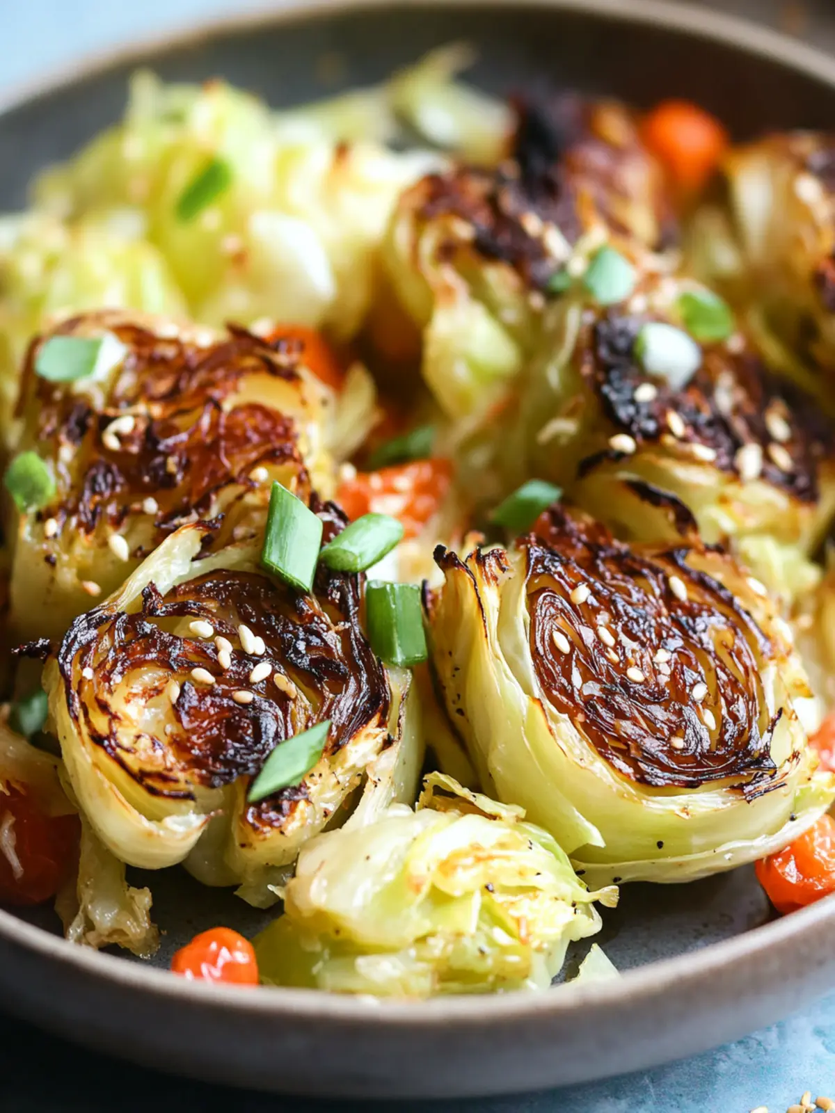 Roasted Cabbage Wedges