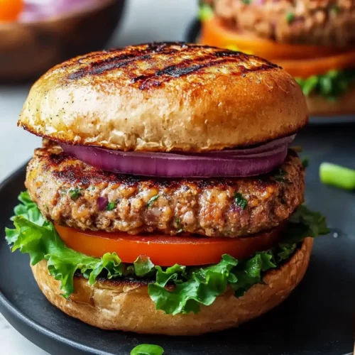 20-Minute Air Fryer Ground Turkey Burgers
