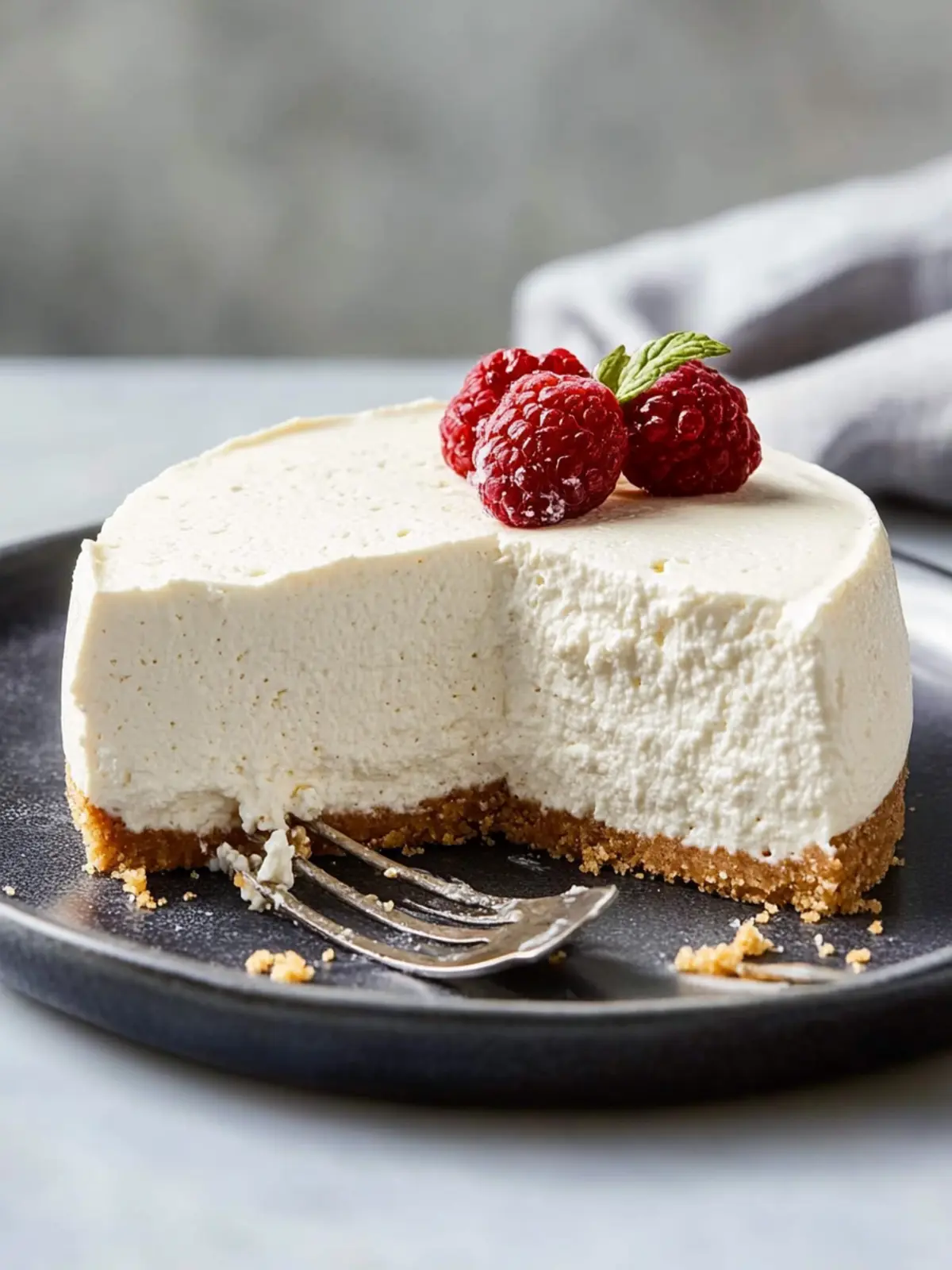 No-Bake Whipped Ricotta Cheesecake