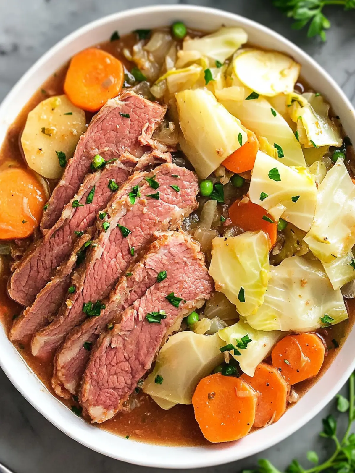 corn beef and cabbage recipe crock pot
