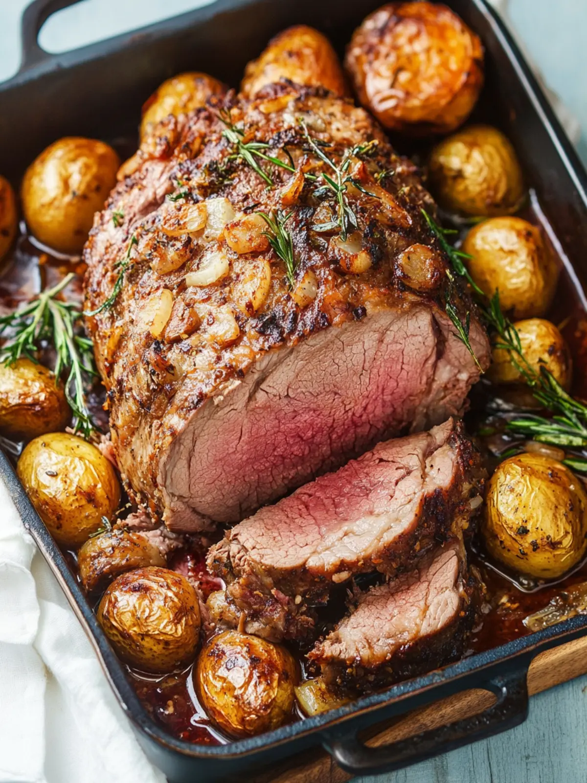roasted leg of lamb recipe