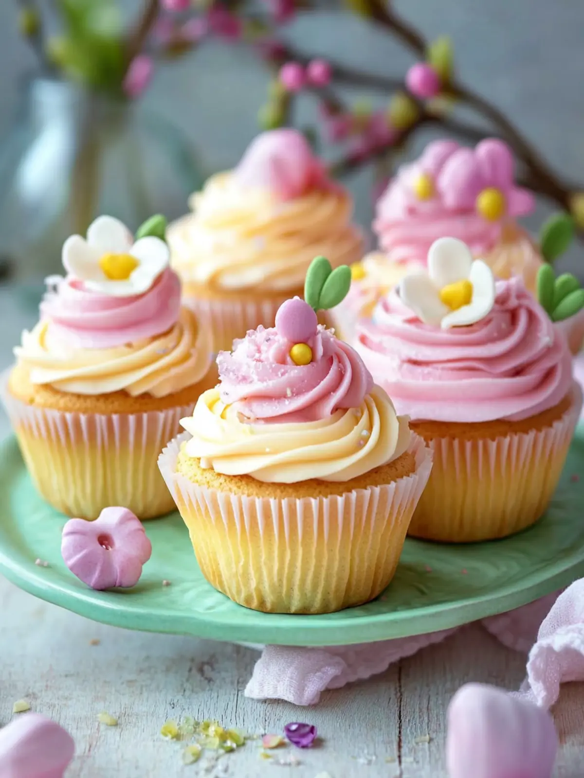 spring cupcakes