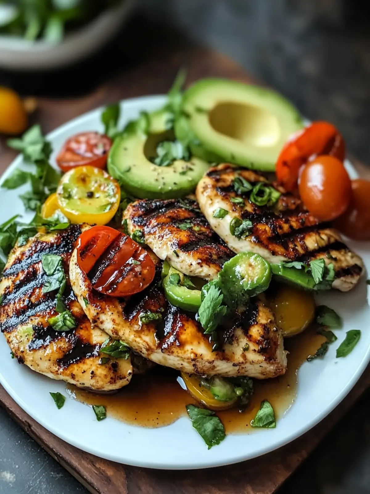 Grilled California Avocado Chicken