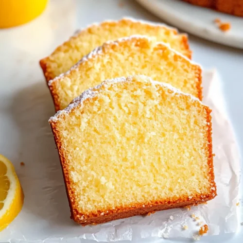 lemon pound cake recipe
