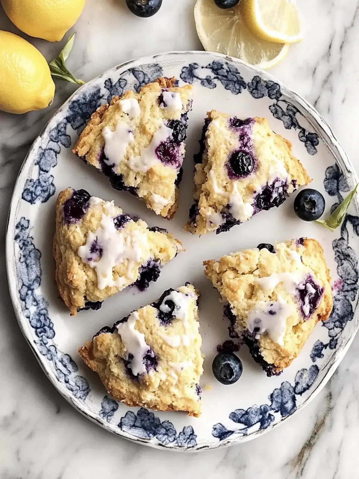 lemon blueberry scones recipe