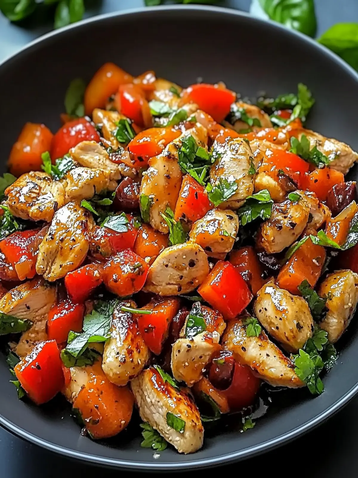 Mediterranean Chicken Stir Fry