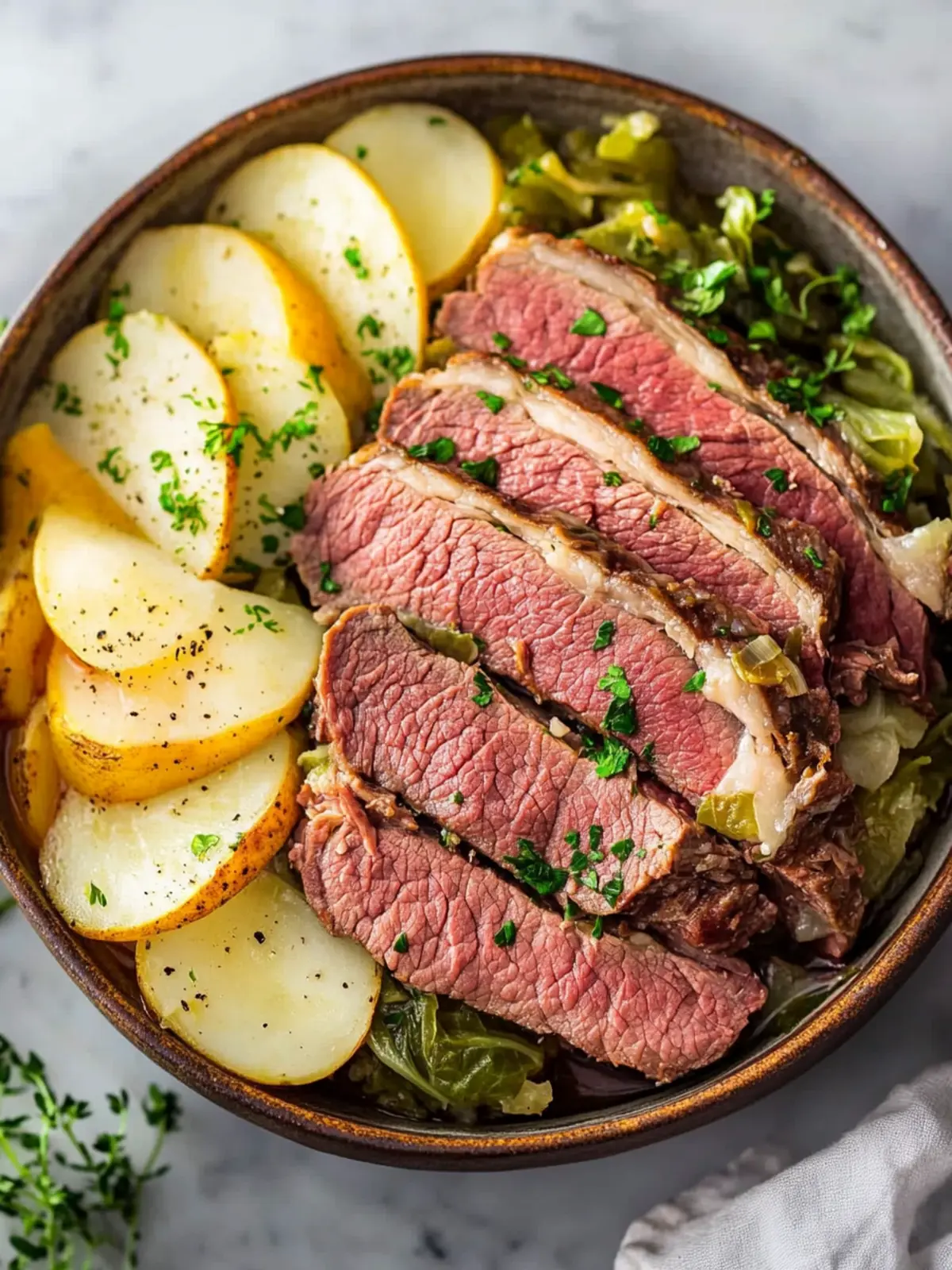 slow cooker corned beef and cabbage