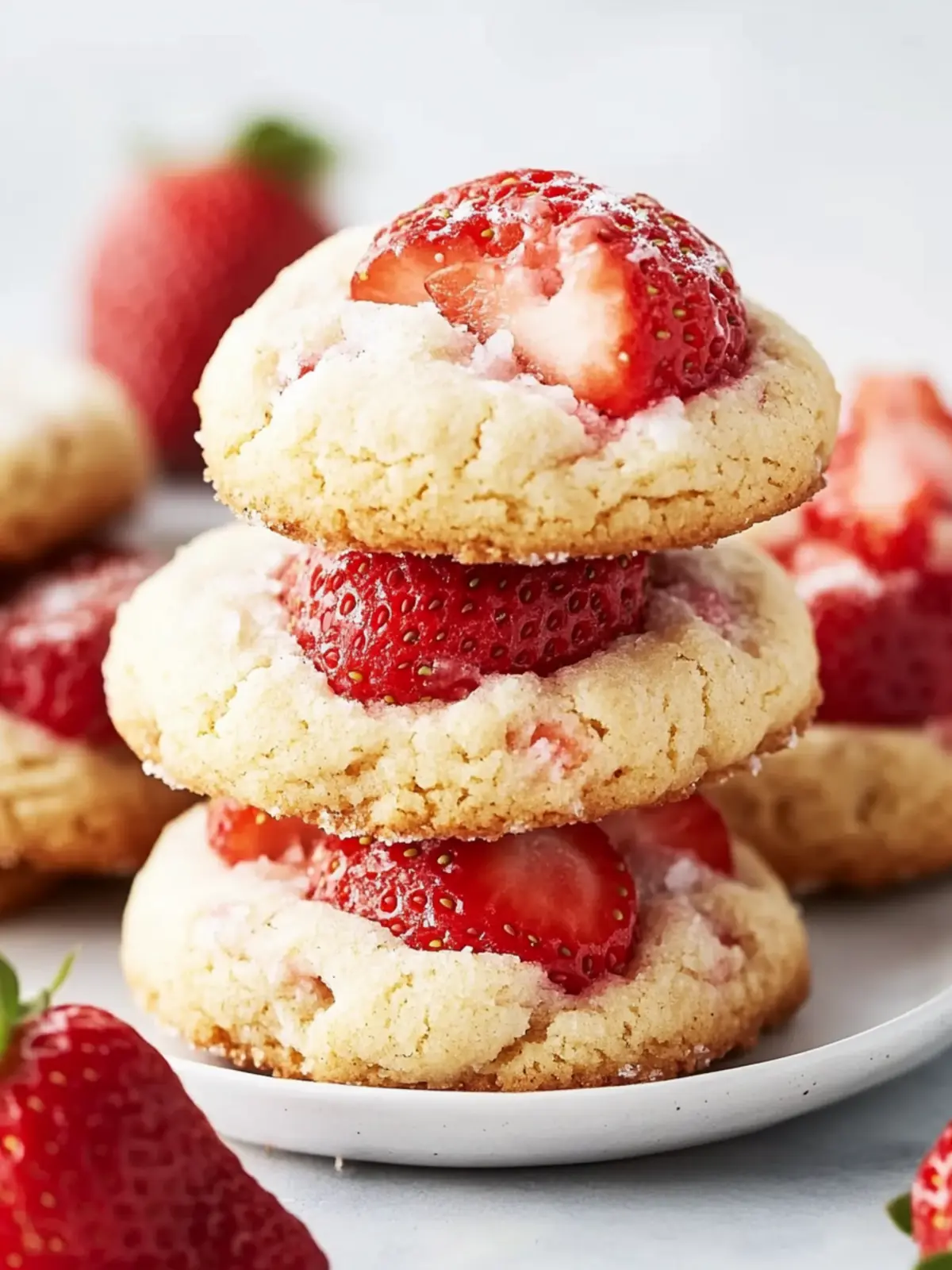 Strawberry Shortcake Cookies