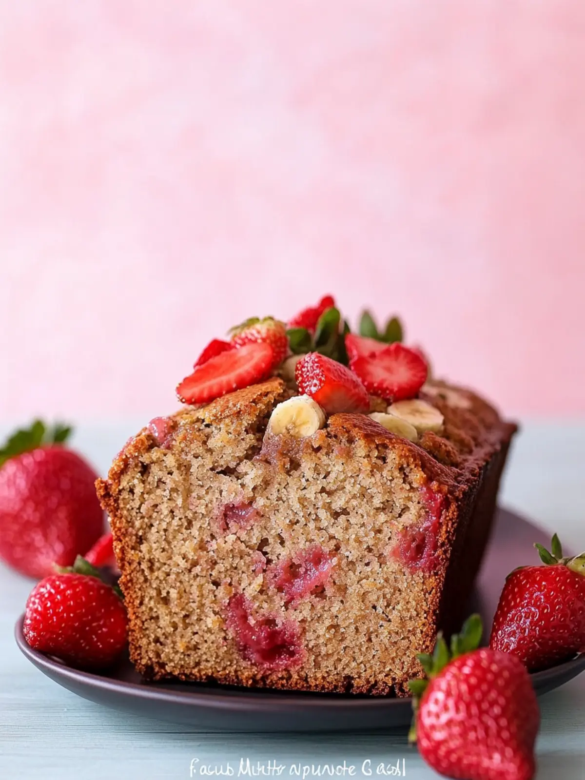 strawberry banana bread